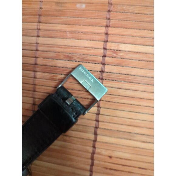 Fossil Nate Watch JR-1354 Mens Chronograph 50mm Case Black Leather Band Quartz - Picture 4 of 6